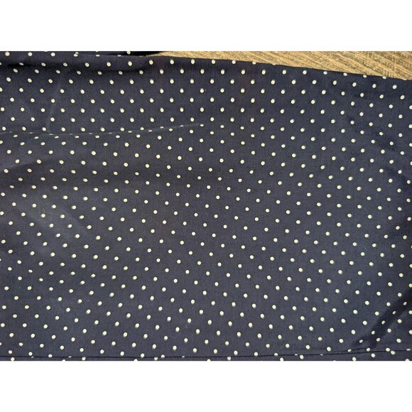 Vintage Navy Blue Polka Dot Cropped Pants: Fritzi California Trousers Size Large - Picture 5 of 7
